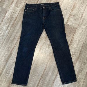 Like-new, men’s J. Crew dark wash jeans, 34 x 32